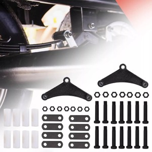 Nuevo ecualizador de grillete engrasable Kit de eje de remolque en tándem Resorte de acero de doble ojo para remolques - Product Image 3