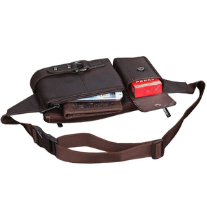 Riñonera de Cuero PU Personalizable con Pedrería, Bolsa de Dinero Elegante con Capacidad de 30-40L para Viajes - Product Image 4