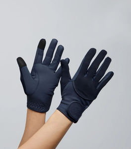 Gants d'équitation d'hiver en cuir ultra respirants professionnels en gros, logo personnalisé, gants d'entraînement durables - Product Image 1
