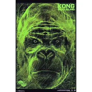 Affiche murale design moderne Kong Scan - Product Image 1