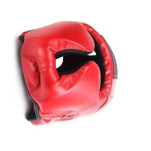 Protector de Cabeza de Boxeo de Cuero de Diseño Personalizado de Alta Calidad, Transpirable, con Características Protectoras, Hecho a Mano en Pakistán - Product Image 3