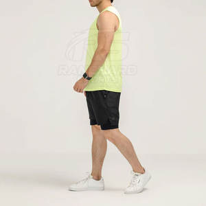 Débardeur d'entraînement en coton pour homme, chemise de sport pour homme, débardeur musculaire élégant sans manches pour l'été, débardeur en coton athlétique pour homme - Product Image 5