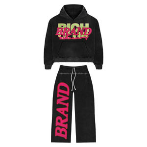 2025ชุดวอร์มแฟชั่นสำหรับผู้หญิงเสื้อครอปมีฮู้ดคุณภาพสูงเสื้อครอปไซส์ใหญ่ - Product Image 4