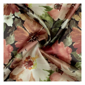 พิมพ์ลายดิจิทัลลายดอกไม้คุณภาพสูง100% สไตล์การออกแบบที่ปรับแต่งได้เทคนิคและวัสดุ - Product Image 5