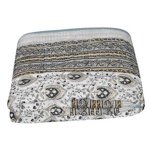 Cousu à la main Vintage Sari Kantha couette Floral Patchwork couverture en coton et réversible bohème literie jeter - Product Image 2