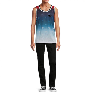 เสื้อกล้ามออกกำลังกายกล้ามเนื้อของผู้ชายเสื้อออกกำลังกายผ้าฝ้าย100% ระบายอากาศได้กำหนดเอง - Product Image 3