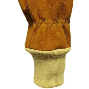 Guantes de extinción de incendios de tamaño adulto de diseño OEM personalizado de calidad superior Guantes de cuero de vaca ligeros de color personalizado - Product Image 5