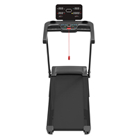 Tapis roulant motorisé de pointe, très demandé, pour la maison et la salle de sport, avec suivi de la fréquence cardiaque et programmes d'exercices