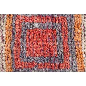 Turkish Herki <b>Runner</b> Rug 3x9.9 ft (90x302 cm), Vintage <b>Red</b> Polka dot Wool Rug - Product Image 5