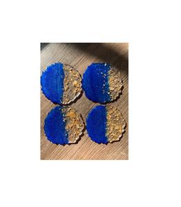 Juego de Posavasos de Resina Hechos a Mano con 5 mm de Grosor, Material Resistente al Calor y Duradero para Decoración del Hogar, Perfecto para Regalar - Product Image 5