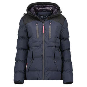 Nouvelle mode respirant personnalisé femmes toile doudounes 2025 couleur unie fermeture éclair hiver à capuche détachable chapeau - Product Image 4