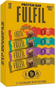 FULFIL Protein Snack <b>Bars</b>, Best Sellers Variety Pack, 12 Count - Product Image 4