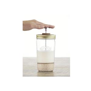 Kit de fabrication de lait végétal Kilner (2 pièces) – Bocaux en verre avec couvercle en acier inoxydable, bec verseur en silicone anti-éclaboussures, filtre et piston inclus - Product Image 6