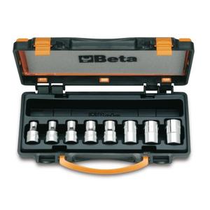 BETA Lot de 8 douilles à main 1/2 \ "pour Torx®Organisateur de vis à tête inclus - Product Image 1