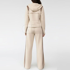 Ensemble deux pièces surdimensionné pour femmes, tenue décontractée de rue, avec haut ample et pantalon, ensemble deux pièces surdimensionné tendance - Product Image 3