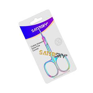Tijeras Profesionales para Uñas de Dedos de Manos y Pies, Rectas, de Acero Inoxidable, con Mango de Cerámica, para Manicura y Cutículas, Calidad Premium de Fábrica - Product Image 5