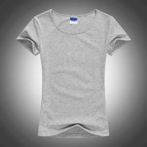 สไตล์วินเทจเสื้อเซ็กซี่เสื้อที่กําหนดเองโลโก้ภาพข้อความพิมพ์สําหรับผู้หญิงฤดูร้อน Cool ผ้าฝ้ายพื้นฐานเสื้อยืดแขนสั้น - Product Image 4