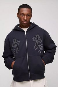 New Arrival High Quality Custom Made Men's Zip Up Hoodie Custom Logo Breathable And Casual Wear Hooded Hoodie For Men - Product Image 3