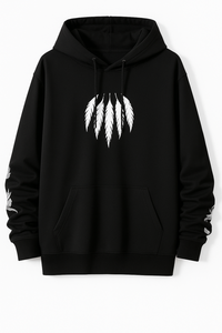 เสื้อฮู้ดระบายอากาศผ้าฝ้ายทั้งตัวสำหรับผู้ชายเสื้อสเวตเตอร์ของผู้ชายเสื้อครอปขนาดใหญ่พิเศษปักโลโก้ตามสั่งแบบ2025 - Product Image 3