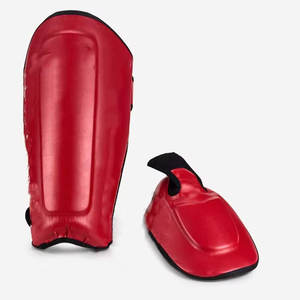 Nuevo estilo, espinilleras, protectores para piernas, rodilleras, entrenamiento de kick boxing, espinilleras ligeras de cuero para boxeo - Product Image 2