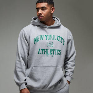 Sweats à capuche pour hommes personnalisés surdimensionnés en coton mélangé Basics Sweats à capuche personnalisés respirants et à séchage rapide prix d'usine dernière conception - Product Image 1