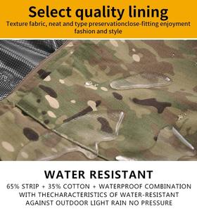 Básicos, mezcla de algodón 100% algodón Sudaderas con capucha regulares para hombres Ropa de caza Abrigo táctico de camuflaje Sudadera con capucha a prueba de polvo - Product Image 6