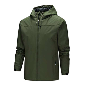 Chaqueta cortavientos impermeable ligera a prueba de viento para exteriores para hombres Precio al por mayor Chaqueta cortavientos de proveedor a granel - Product Image 3