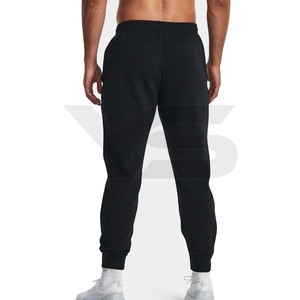 Pantalon de survêtement en coton de haute qualité, logo personnalisé brodé, séchage rapide, respirant, unisexe, fermeture à cordon, impression sérigraphique - Product Image 3