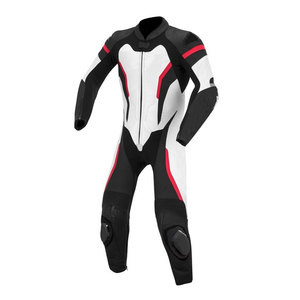 Combinaison de moto en cuir de vachette de qualité supérieure, équipement de conduite confortable pour adultes, imperméable, coupe-vent, anti-UV, séchage rapide, mono - Product Image 2