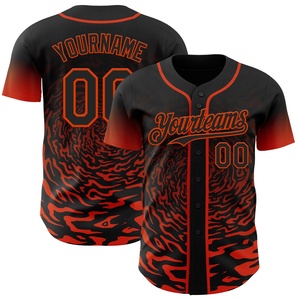 Uniforme de Béisbol de Nuevo Diseño, Jersey con Botones, Sublimación Personalizada, Ropa de Equipo, Marca Privada, Producción Rápida en Todo el Mundo - Product Image 1