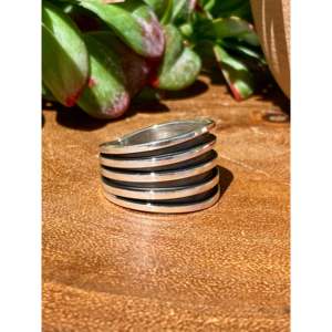 Tom Hawk Sterling <b>Silver</b> Statement <b>Ring</b> Size 13 for <b>Men</b>-Hiphop Animal Geometric Design Rhodium Plated IGI Certified - Product Image 3