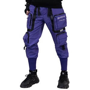 Pantalons pour hommes de grande taille élastiques personnalisés pantalons délavés pantalon cargo tactique pantalons d'été pour hommes de camouflage foncé - Product Image 3