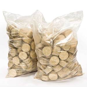 Briquettes de bois dur de qualité supérieure, combustible propre pour poêles, chaudières et cheminées - Product Image 1
