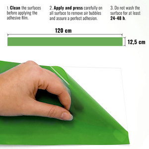 Parasole Trasparente Verde per Parabrezza Anteriore, Installazione Magnetica Pieghevole, Protezione in Poliestere per Sport e Accord - Product Image 2