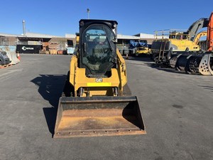 Machines de construction compactes d'origine assez utilisées Chargeuse compacte CAT à usage intensif à vendre Chargeuse compacte à dérapage - Product Image 3