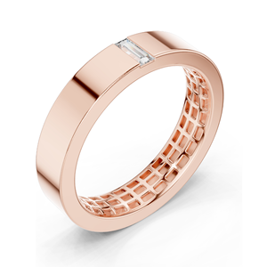 Anillo de Diamante de Laboratorio de 0.12 CT para Mujer, Claridad VVS-VS EF, Oro de 18KT, 14KT, 10KT y Plata 925, Oro Rosa, Amarillo y Blanco - Product Image 5