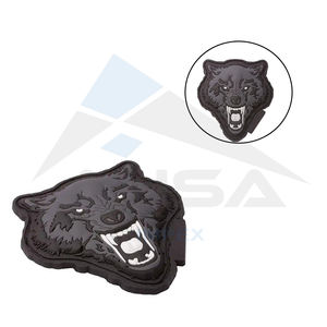 Vente en gros personnalisé feutre brodé caoutchouc PVC thermocollant 3D haute qualité vêtements de rue patchs moraux d'hiver - Product Image 6