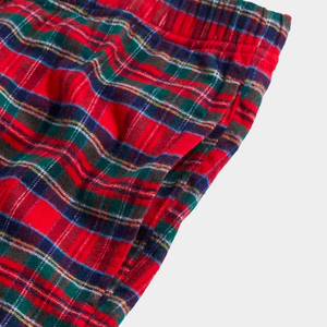 Pantalones de Pijama Casuales de Franela con Estampado a Cuadros para Hombre, Ropa de Estar de Alta Demanda con MOQ Bajo, Tejido de Lona, Método de Tejido No Tejido - Product Image 6