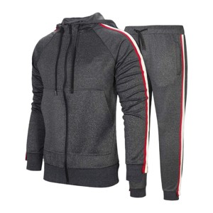 Ropa deportiva de poliéster de alta calidad para hombre, chándal con bolsillos y cremallera, 100% poliéster - Product Image 5