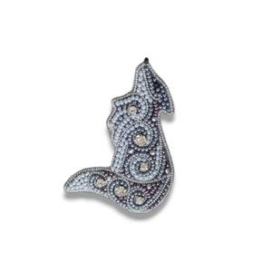 เข็มกลัดลูกปัดสีชมพูรูปหัวใจวาเลนไทน์ทำด้วยมือเข็มกลัดปักคริสตัลเข็มกลัดแฟชั่นประดับด้วยลูกปัดและลวดทองแท่ง - Product Image 6