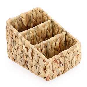 Porte-stylos en jacinthe d'eau pour organisateurs de bureau, prix le plus bas, conteneur de papeterie, caddy - Product Image 1