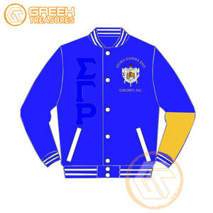 Personalizado Sigma Gamma Rho satén bordado Varsity chaqueta hermandad de Mujeres de alta calidad transpirable impermeable a prueba de viento chaquetas de las mujeres - Product Image 5