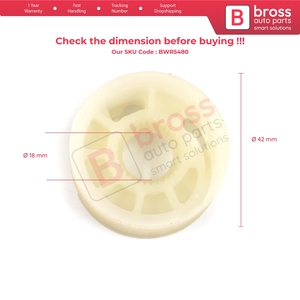 ชุดซ่อมมอเตอร์กระจกหน้าต่าง BWR5480 ล้อรอก ขวา 5C6837462 5C6839462 สำหรับ Jetta MK6 A6 5C6 - Product Image 5