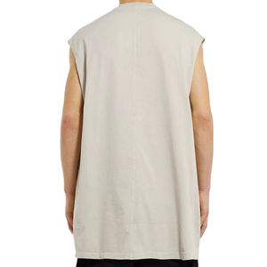 Camiseta sin Mangas Hecha de Mezcla de Algodón, Perfecta para Hacer Ejercicio, Deportes al Aire Libre o Uso Diario Informal de Verano - Product Image 2