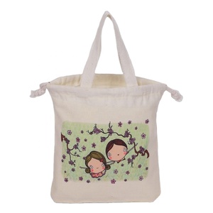 Printed Fashion Cotton Fabric Eco-Friendly <b>Recyclable</b> Medium Size Customized Logo ISO9001 Certified <b>Tote</b> <b>Bag</b> - Product Image 6