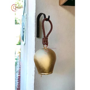 Campanas colgantes de puerta de Navidad de oro hechas a mano con campanas de diseñador de Metal decorativas hechas a mano de alta calidad restaurante Hotel decoración del hogar - Product Image 1