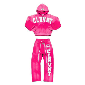 Chándales de hombre DTG DTF estampado slim fit poliéster jogging traje de dos piezas gimnasio conjunto correr entrenamiento moda Chándal 2025 - Product Image 1