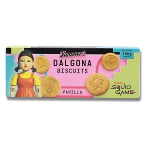 Yummer's Dalgona Biscuits Squid Game 140g Biscuit coréen à la vanille pour la vente OEM et les marchés de détail - Product Image 1