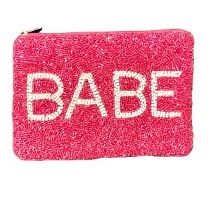 Fancy Handcraft Bordado 1 lugar Beaded Baseball Mini Zipper Bag Día de juego elegante Hermoso y lujoso por Hiba Enterprises - Product Image 2