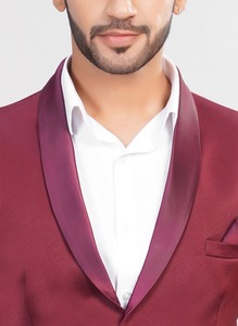 ชุดสูทผู้ชายสีน้ำตาลเข้มทันสมัยคุณภาพส่งออก แบบ 2 ชิ้น สำหรับงานเลี้ยงบริษัทและงานแต่งงาน มีจำหน่ายในราคาส่งออก - Product Image 3